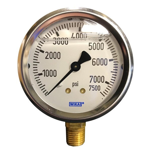 WIKA 2.5" Air Pressure Gauge 7500PSI